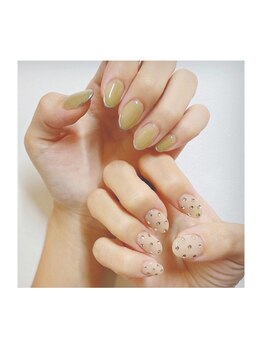 ビューティービースト フォー ネイルアンドアイラッシュ 熊本店(beauty:beast)/ピスタチオ×ストーン