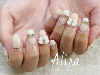 エリナネイルサロン池袋(Alina Nail Salon)/ツイードフレンチ