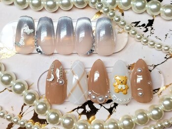 ステラ(STELLA)の写真/【低価格&高技術】初回ワンカラーorラメグラ¥3980/初回マグネットorフラッシュ¥4980/シーズンネイル¥4980♪