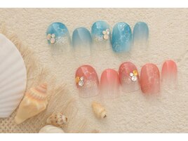 5600円　水面ネイル　海