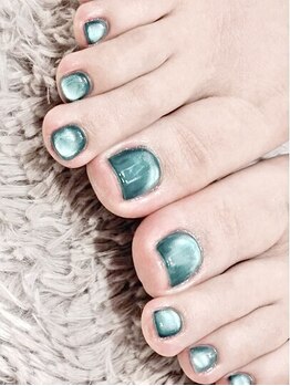 ティー クリア ネイルアンドアイラッシュ 中島店(T.Clear Nail & Eyelash)/マグネットネイル【フット】