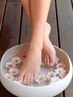【フット】オフのみ＋美爪育てるウォーターケア♪艶磨きorトップコート