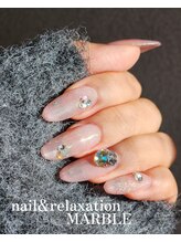 ネイルアンドリラクゼーション マーブル(MARBLE)/つけ放題¥7700