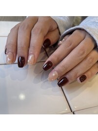 ボルドーネイル