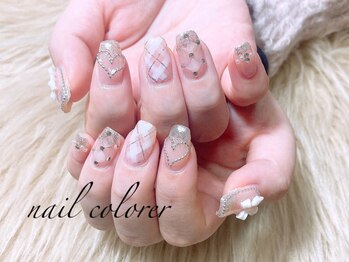 クロレ(colorer)/チェックキルティングハート