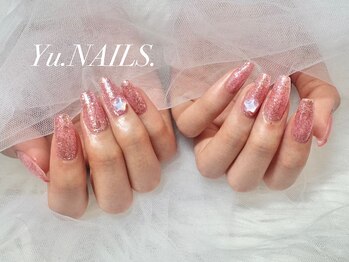 ユーネイルズ 恵比寿(Yu.NAILS.)/星◎フラッシュワンカラー
