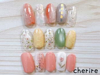 シェリール 北千住(Cherire)の写真/3種類の定額コース《ナチュラル￥5478/ミディアム￥6578/エレガンス￥7678》をご用意!指先からオシャレに♪
