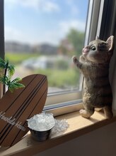 ラウィンドルータ(La.wind RUTA)/2階への階段途中の見張り番