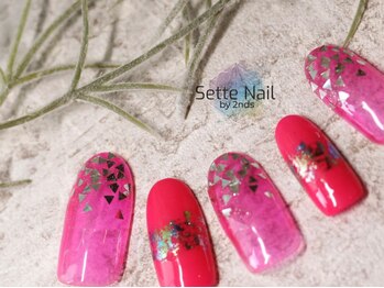 セッテネイル(Sette Nail)/個性派ピンクネイル[自由が丘]
