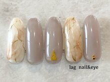 ラグ ネイルアンドアイ 草薙店(lag)/アートサンプル　くすみカラー