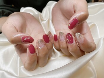 キキネイル 二子玉川(kikinail)/9月定額Aコース フレームネイル