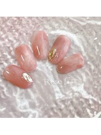 ニュアンス大理石ネイル