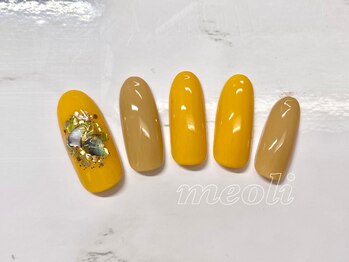 ミオリィ(meoli)/ワンカラー＋シェルアート