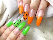 サロンサルート 本店(salon salute)/～ネオンでロングフレンチ～
