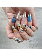 クリーム(Nail Atelier CREAM)/アシメネイル