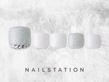 ネイルステーション ルミネ有楽町店(NAIL STATION)/キラキラネイル／パラジェル