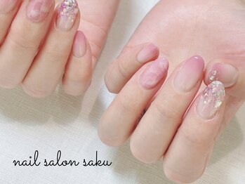 サク(saku)/グラデーション/マーブル