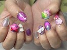 新宿３dネイル カービィネイル