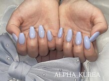 ベルグローアルファネイル(BELLE GROW ALPHA NAIL)/くすみブルー
