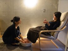 リタルダンド/フットバスで温浴療法