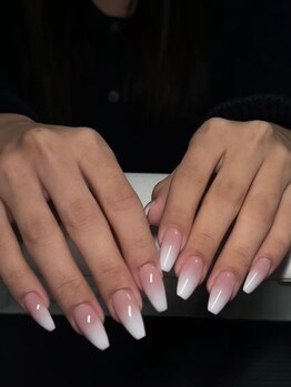 キアラネイルサロン/チップ長さだしグラデーション