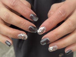 ブラックマグネットシルバー