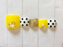 ボネール(nail ＆ eyelash Bounail)/フット定額コース9980円　ドット