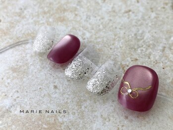 マリーネイルズ 近鉄あべのハルカス店(MARIE NAILS)の写真/★人気No.1オフ込み定額¥6600!JNA1級以上のネイリストが『美爪』ご提案。お爪が短い方も大丈夫/1week保証