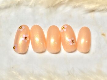 ネウィ ネイル 銀座(newi nail)/パラジェル　フラワーネイル