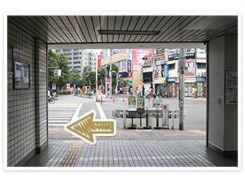 グラース(Grace)/【用賀駅東口からの道順2】