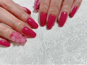 キキネイル 溝の口(kikinail)/ピンクネイル/ワンカラー