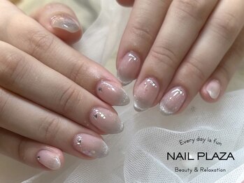 ネイルプラザ 河原町OPA店(NAIL PLAZA)/ちゅるんグラデーション