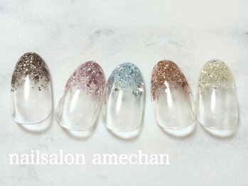 アメチャン 西荻窪(amechan)/ラメワンカラー/ラメグラ