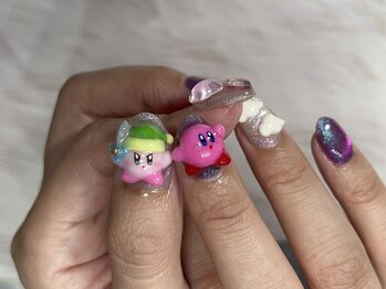 新宿3d 星のカービィネイル