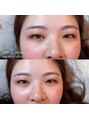 ミミラッシュ 鈴鹿 ヴィヴァーチェ店(MIMIRUSh VIVACE) 顔に溶け込む眉毛とパッチリまつ毛ですっぴんでもこんなに可愛い