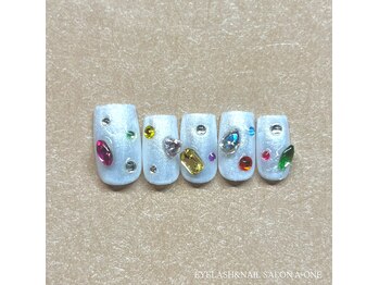 エーワン(a-one)/宝石ネイル