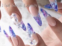 ネイルサロンラグジュアリー 梅田店(LUXURY)/宝石フレンチスカルプ