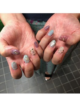 グラマラス アンジェアイ 荻窪店(glamourous ange eye)/お花ネイル