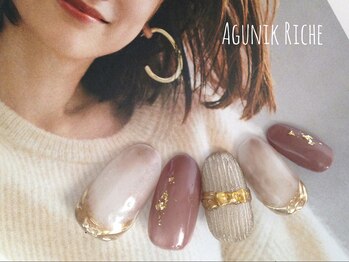 アグニークリッシェ(Agunik Riche)/【プリーツネイル】