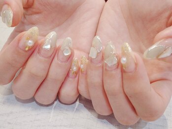 ラルネイル 大宮(Lull. nail)/＊囲みシェル＊ゴールド＊