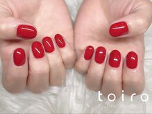 トイロ(toiro)/【ワンカラー】シンプルレッド