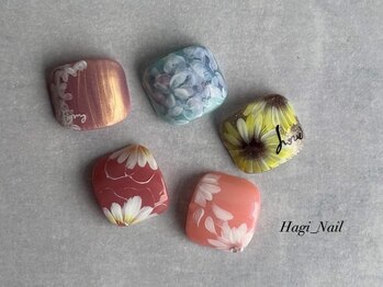 ハギネイル(Hagi_Nail)の写真/普段はネイルが難しい方や、お仕事の都合でハンドネイルができない方にもおすすめ。