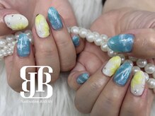 ネイルサロンレイアス(RAYAS)/青空ヒマワリネイル