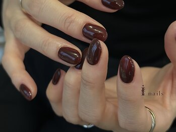 アイネイルズ 吉祥寺店(I nails)/ボルドー大人ワンカラー