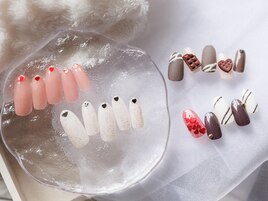 [HAND]バレンタインネイル
