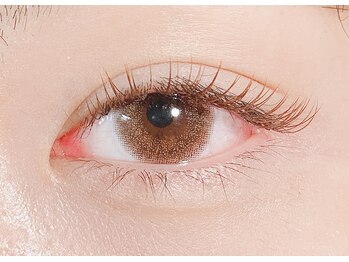 エイトラッシュ(8-lash)/orange brown × khaki brown