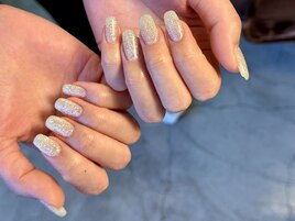 キラキラホワイトラメ