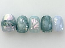 アイネイルズ 池袋店(I-nails)/グリーンマーメイド