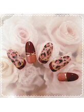 ネイルサロンシャネイル/ヒョウ柄ネイル