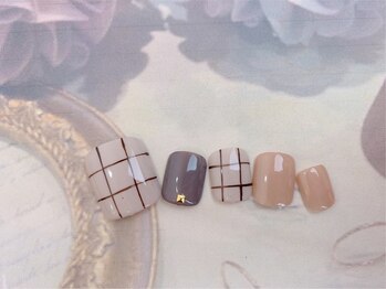 ネイルサロン&スクール ジーナ(GINA)/トレンド☆チェックネイル